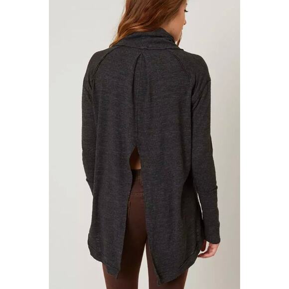 We the Free Turtleneck Split Back Sweater sz XS - Picture 4 of 5